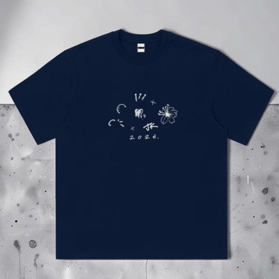 remera BTS Jungkook - CK azul