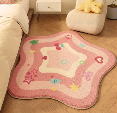 alfombra pink stars 