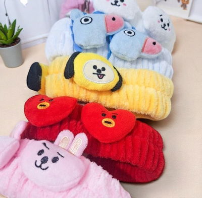 vincha de skincare BT21