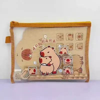 set de útiles capybara