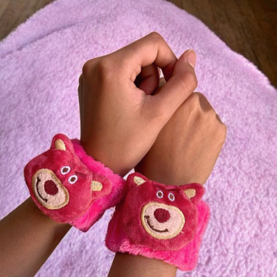 muñequeras lotso para skincare (par)