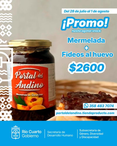 Promo de la Semana: Mermelada + Fideos al Huevo