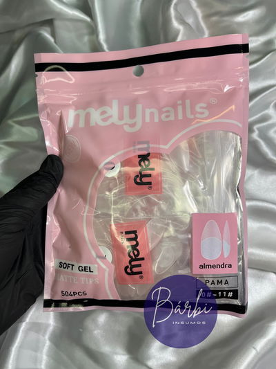 TIPS SOFT GEL UÑAS ALMENDRAS 