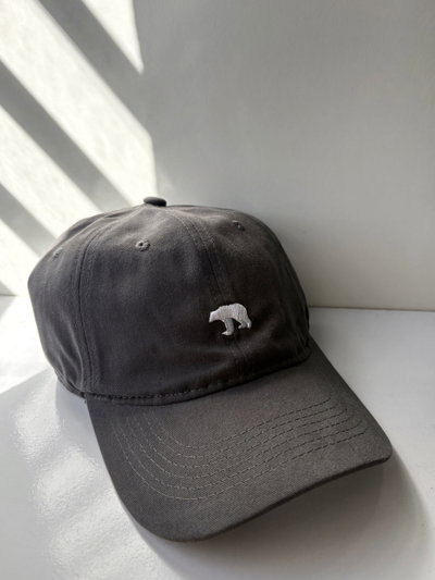 Gorra Oso Gris Claro