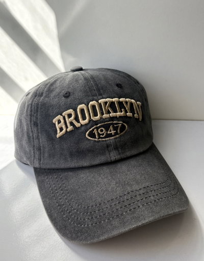 Gorra Brooklyn Gris Oscuro