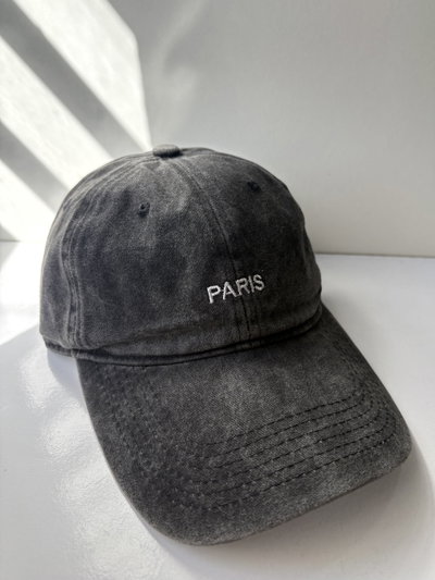 Gorra Paris Gris Oscuro
