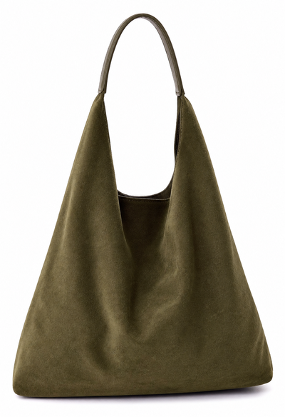 Bolso Londres Gamuzado Oliva