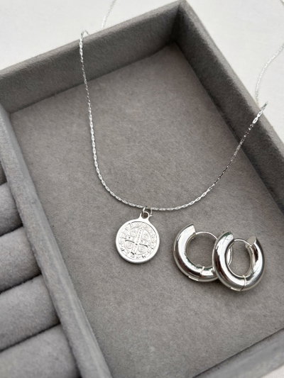 Collar Benito Doble Cara Labrado