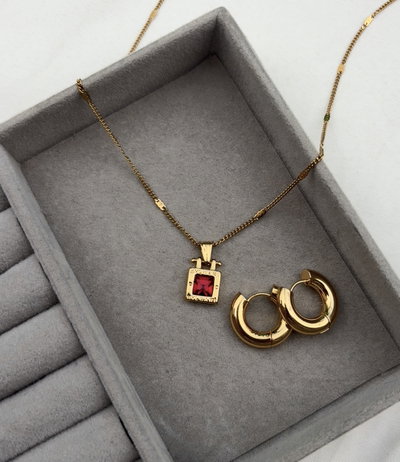 Collar Grecia Red S