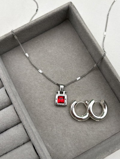 Collar Grecia Red S