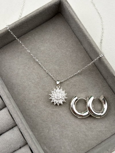 Collar Girasol Giratorio 
