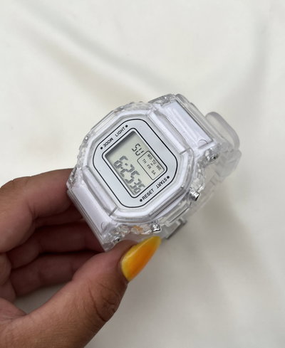 Reloj Nube Blanco