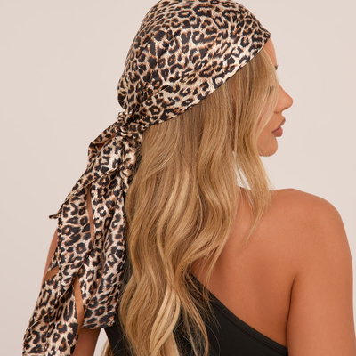 Pañuelo Print Marrón XL
