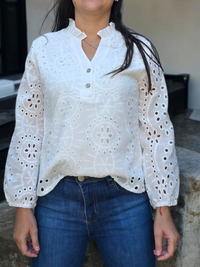BLUSA de brodery importada (art 078)