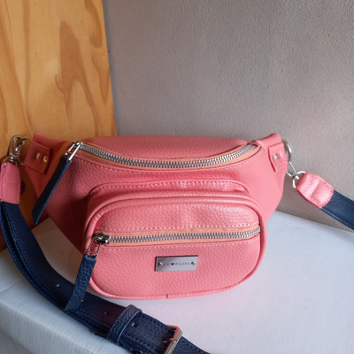 Riñonera Sophie Salmon con Azul