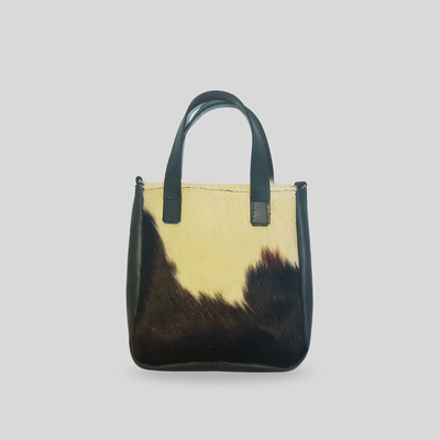 Mini Tote Cloe Pelo N/B