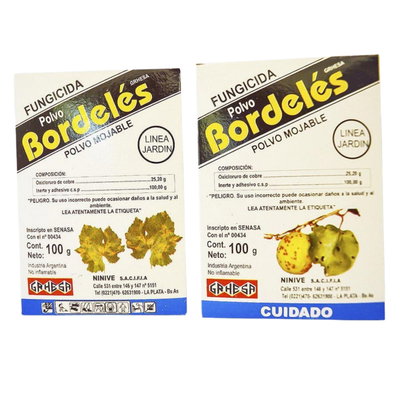 Bordeles Fungicida - Polvo Mojable 250gr | GRHESA
