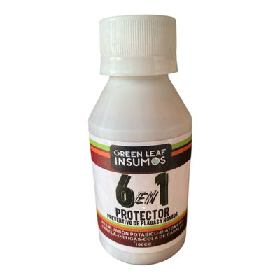 6 en 1 Prevención de Plagas Orgánico - 100cc | Green Leaf
