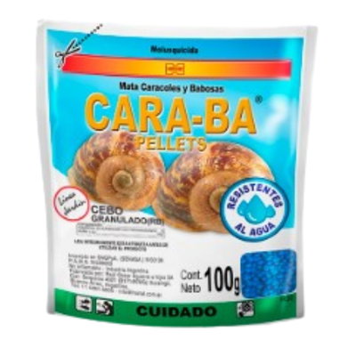 CARA-BA Pellets Resistente al AGUA 200 gr - Babosas y Caracoles - HORTAL