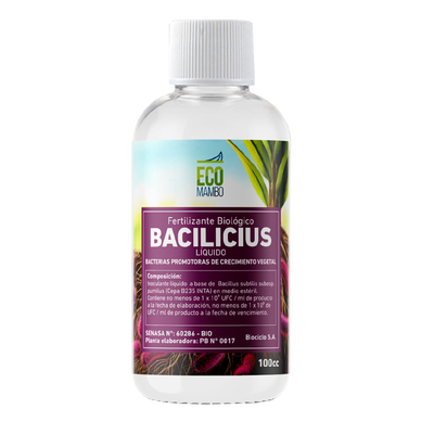 Bacilicius - FERTILIZANTE BIOLÓGICO 100cc - ECOMAMBO
