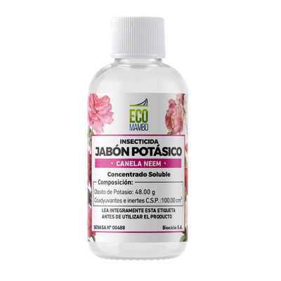 Jabón Potásico Canela Neem INSECTICIDA BIOLÓGICO 100cc - ECOMAMBO