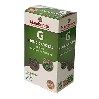 "G" Herbicida Total Sistémico 250cc - Mamboretá