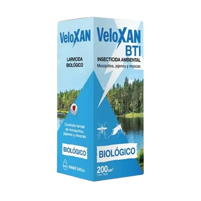 Veloxan BTI 200cc Mosquitos, Jejenes y Moscas | Larvicida Biológico - Glacoxan