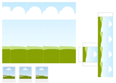 Plantilla editable en Canva – Cajita desplegable con sorpresitas