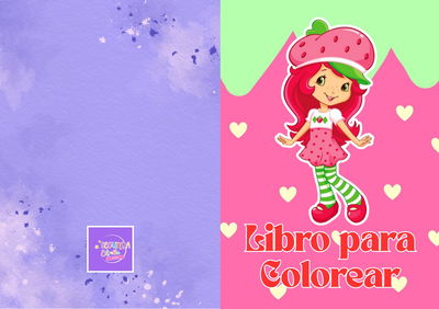 Libro para colorear Frutillita