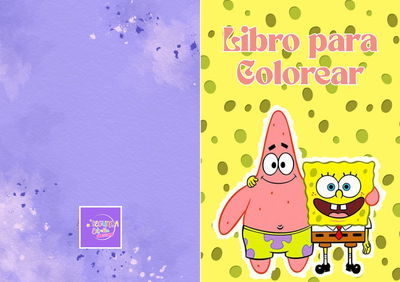 Libro para Colorear Bob Esponja
