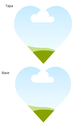 Caja con forma de corazón – Plantilla editable en Canva 💌