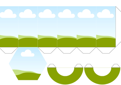 Caja tipo taza (Pack x2 tamaños)