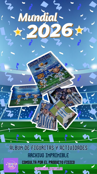 Álbum de Figuritas & Actividades – Edición Argentina 🇦🇷⚽