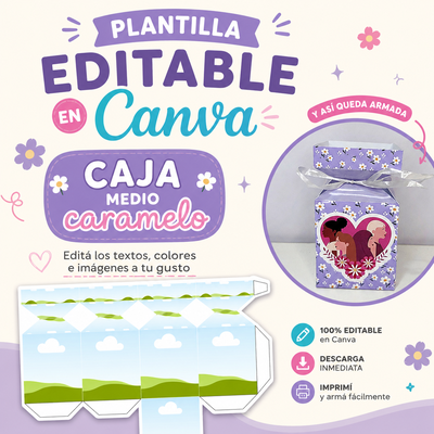Pack de Plantillas “Caja Medio Caramelo”