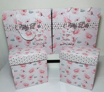 🎁 Kit Imprimible – Bolsa Grande + Caja para Taza (250 ml)