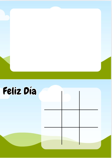 Plantilla de Pizarra + Tateti