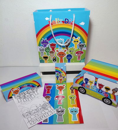 Kit Imprimible Día del Niño - Sprunki