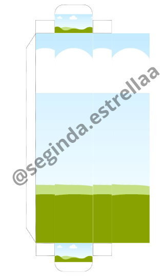 Plantilla editable- Caja Sahumerios