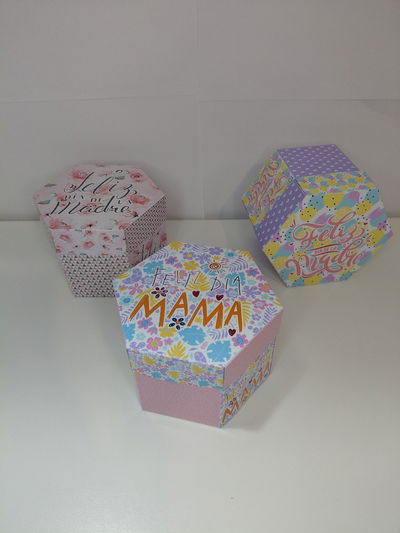 Caja hexagonal – Especial Día de la Madre (PDF)