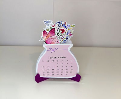 Calendario anual 2026 – Flores 🌷