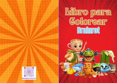 Libro para colorear Brainrot