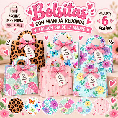 Bolsitas con Manija Redonda – Edición Día de la Madre 🌸