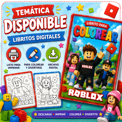 Libro para Colorear - Roblox