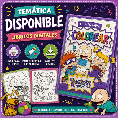 Libro para Colorear - Rugrats