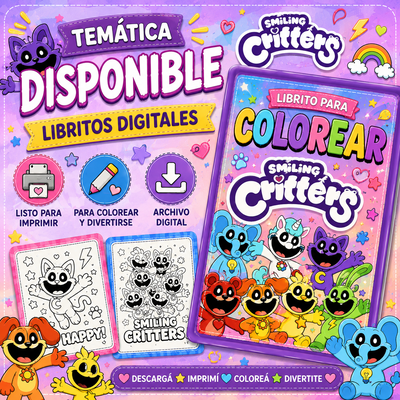 Libro para Colorear - Smilling Critters