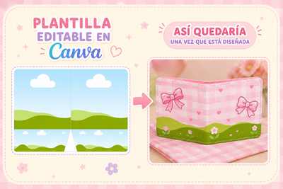 Pack Plantilla de Billetera Editable en Canva