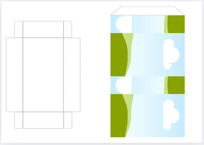 Plantilla Caja Fosforera (x 2 tamaños)