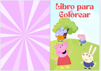 Libro para Colorear en PDF  Peppa Pig
