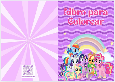 Libro para Colorear en PDF My Little Pony