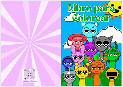 Libro para Colorear en PDF  Sprunki